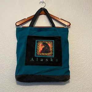 Vintage Alaska Canvas Tote Bag